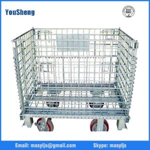 Quality Storage cage for warehouse storage wire mesh cage Metal storage cage wholesale