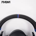 Bespoke Blue Leather Bmw M5 Steering Wheel 350mm Carbon Fiber