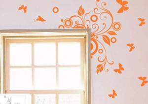 Quality Contemporary Large Wall Flower Stickers G161, Wall Sticker Art /Design Wall Sticker /Floral Wall Stickers wholesale
