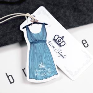 Quality 128gsm Pantone Printable Personalized Cards , CDR Thank You Hang Tags Die Cut wholesale