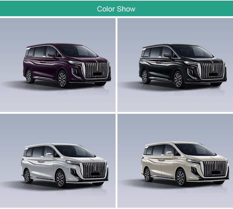 2024 L2 Aided Driving Petrol Car Hongqi HQ9 5-door 7-seat Max Speed 200km/h Gasoline Vehicles with Electric Rear Window