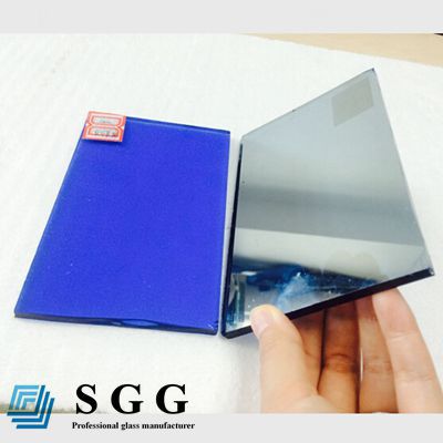 Top quality 5mm Blue Reflective Glass cost
