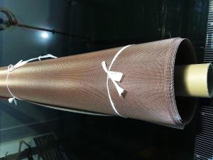 Quality Copper Color Metal Coated Decorative Mesh Fabric wholesale