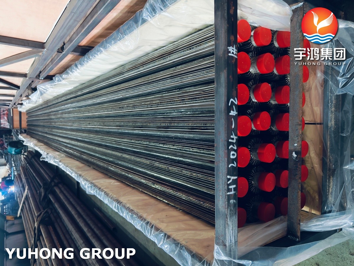 Stainless Steel 316L Longitudinal Finned Tube Heat Exchanger U Channel Fin Tube