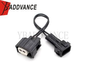 Quality Heat Resistant Auto Wiring Harness RDX Female To OBD2 Male 2 Way Black Color wholesale