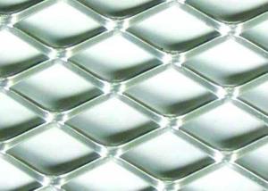 Quality 5 X 5mm Stainless Flattened Expanded Sheet , Stamping Stainless Steel Expanded Metal Grating wholesale