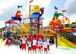 Amusement Park Aqua Playground Equipment Fun With Spray / Water Curtain