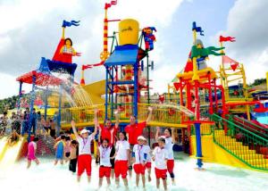 Quality Amusement Park Aqua Playground Equipment Fun With Spray / Water Curtain wholesale
