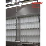 3.7m vehicle roof mount pneumatic telescopic mast light tower for fire tenders/