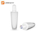 Emulsion Packaging Plastic Cosmetic Bottles Round Shape 100g Recycled
