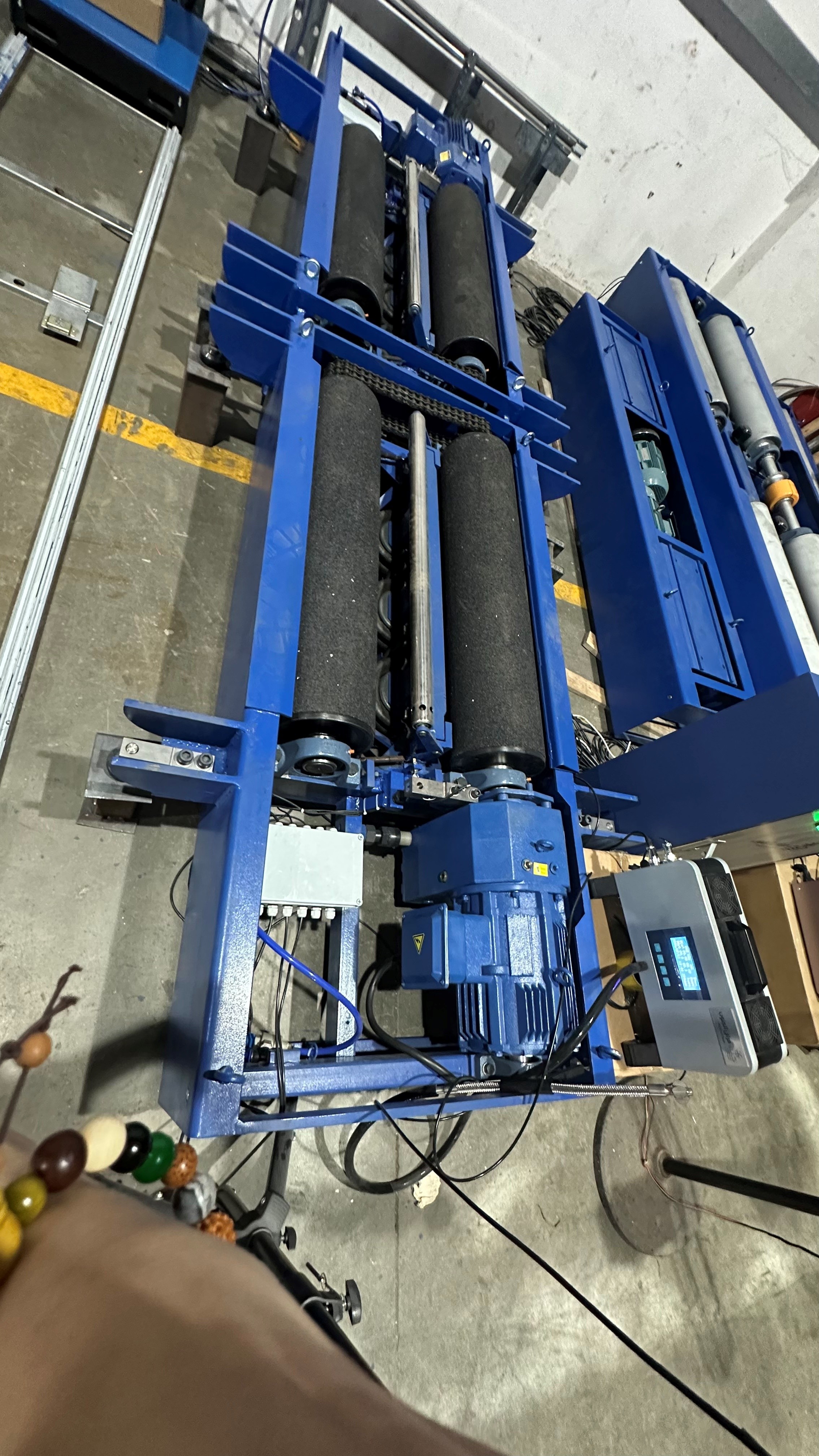 Roller Opposite Forces Type Roller Brake Tester Mobile Brake Tester With Axle Load CTFZ-15B Fitment 15T Vehicle