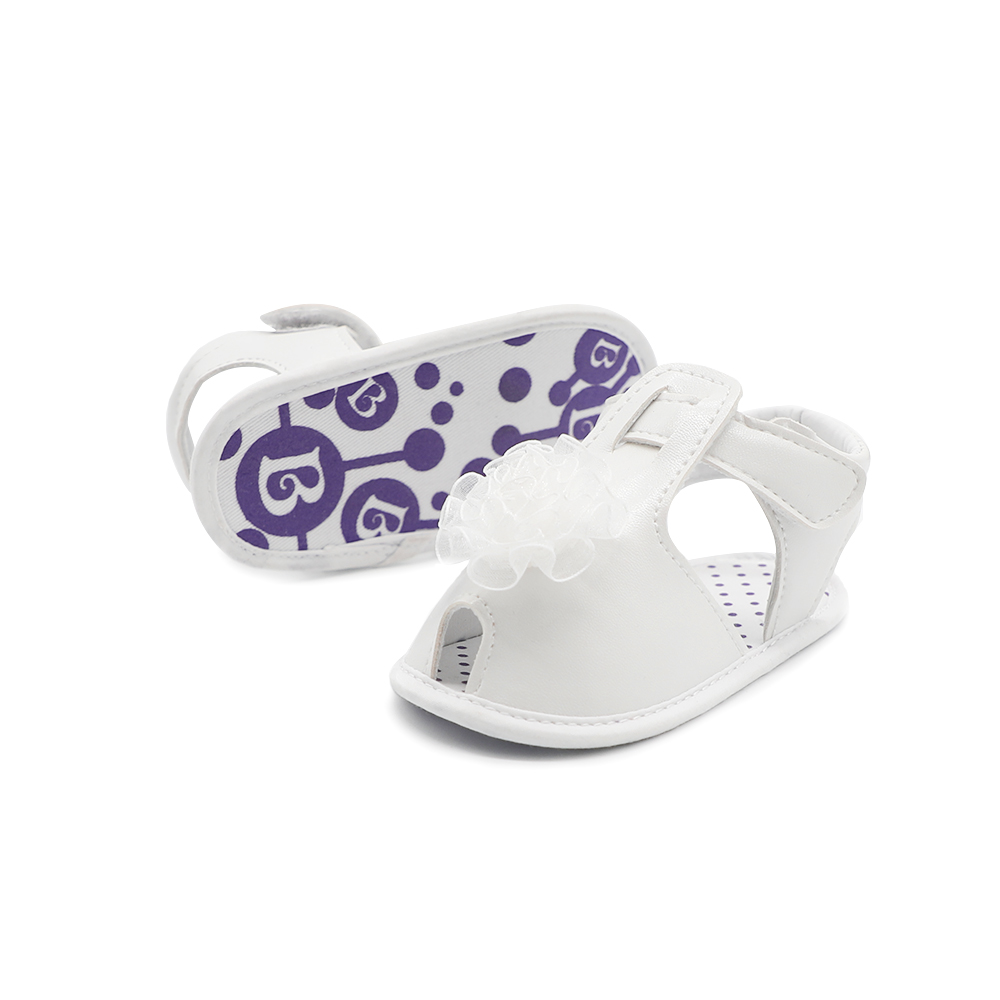 New designed PU Leather Flower lace 0-2 years girls Princess outdoor Baby shoes