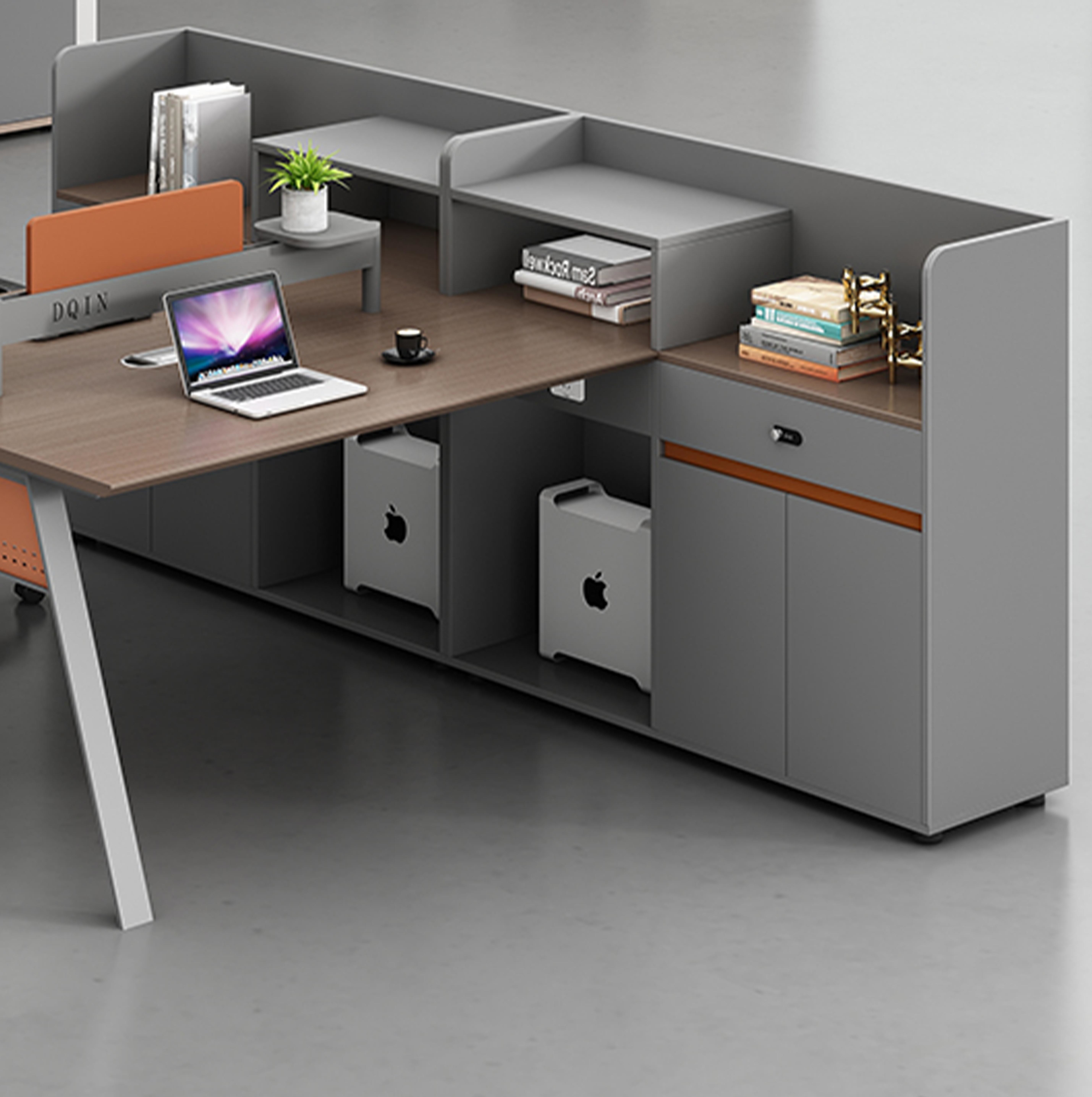 Modern Office Furniture Multi People Office Desk Workstation Office Partitions Table Workstation