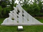 White marble sculptures of Morden city for park