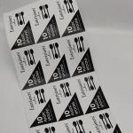 Weatherproof Printable Household Labels CMYK BOPP Removable Adhesive Labels