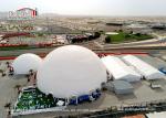 Steel Structure 60m Diameter Geodesic Dome Tents For Outdoor Exhibition