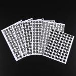 30mm Epoxy Sticker Printing Service Strong Adhesive Nameplate Custom