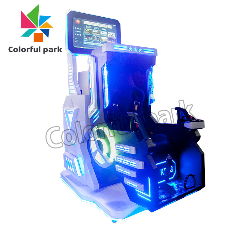 360 Degree VR Arcade Machine Flight Simulator 3 Screen 6 DOF