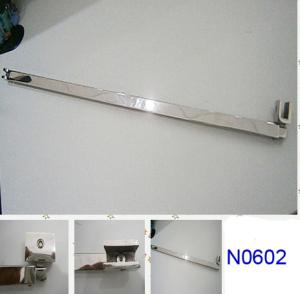 Quality SUS304 Polished Chrome shower handle / glass door handle N0602 wholesale