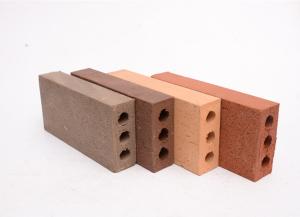 Quality High Strength Type Thin Brick Flooring For Outside Road Paving With Holes wholesale