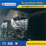 China Wanshida Scrap Metal Shearing Baler Machine export to Russia