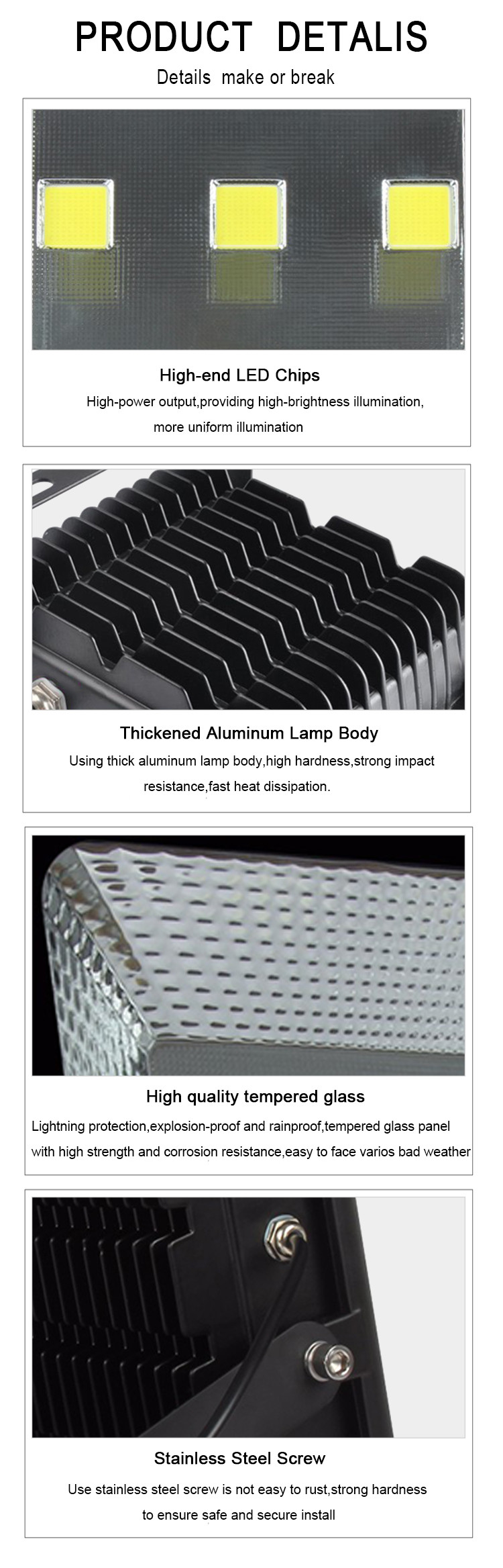 200Watt Ra75 Super Bright Solar Flood Lights ETC DLC For Billboards