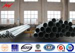 69 kv 75 FT Galvanized Steel Transmission Poles Electrical Power Pole 1mm - 30mm