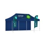 Triathlon Marathon Custom Advertising Banners Pop Up Tent Shelter