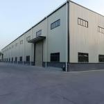 Industrial Steel Structure Warehouse Construction , Prefab Metal Warehouse