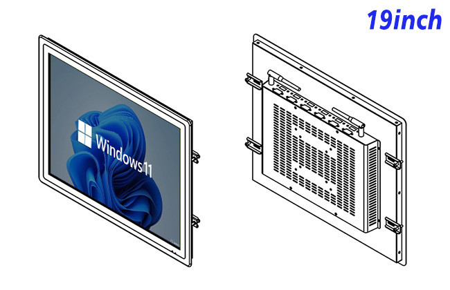 19-Inch Windows Display for Transportation Systems and Access Control