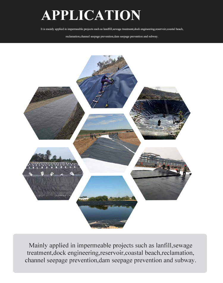 1mm 1.5mm HDPE Geomembrane Liner for Shrimp Pond Aquafarm After-sale Service Included