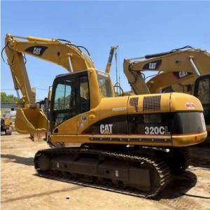 Quality 20T Caterpillar Excavator Used Excavator Cat320c 110KW Power wholesale