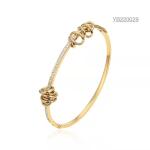 unique niche brand coil rhinestone inlaid bracelets 18k gold snap button bangles