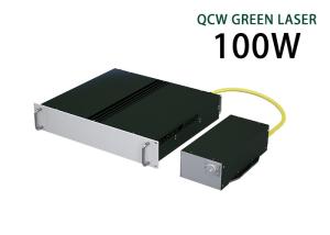 Quality 5MHz 100W Green Fiber Laser QCW Single Mode Nanosecond wholesale