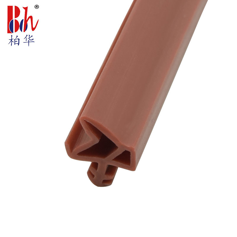 TPE Thermoplastic Elastomer Rubber Door Seal Strip Double Bevel Edge Irregular Shape