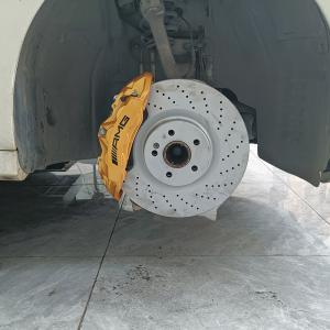 Quality Mercedes Benz C200 Car Brake Calipers Upgrade 6 Pot Claipers And 355MM Discs wholesale