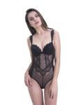 Seductive Sexy Bodysuit Lingerie French Knitted S-L Black Lingerie Body Suit