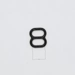 Metal Iron Nylon Coated 9mm Bra Ring Adjuster Adjustable