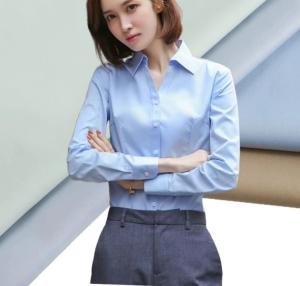 Quality 60% Cotton 40% Polyester Twill CVC Fabric `Pants Daily Workwear 125gsm Office Shirt Clothing wholesale