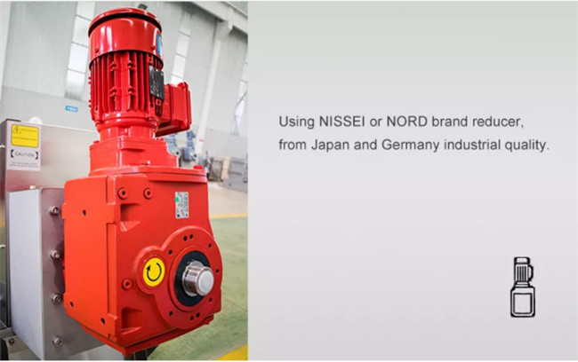 Anaerobic Sludge Dewatering Equipment 8.2KW Screw Press Dehydrator
