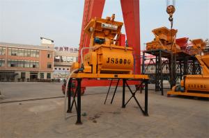 Quality Twin Shaft JS1000 1m3 Volume Cement Mixer Machine Electric Self Loading Concrete Mixer wholesale