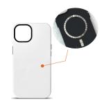 2 in 1 Magnetic Wireless Charging 3D Sublimation Tough Phone Case for iPhone 15