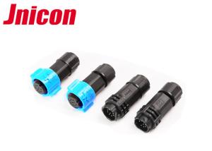 Quality Electrical 9 Pin Push Lock Connectors Outdoor Waterproof IP67 With Dust Cover wholesale