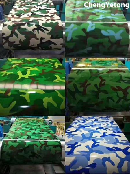Camouflage Prepainted Aluminium Coil High Hardness For Wall Concealing
