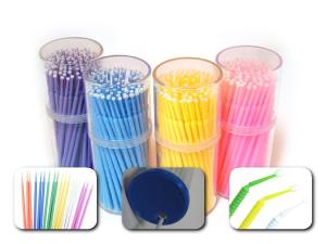 Quality Disposable plastic dental micro brush micro applicator dental brush wholesale