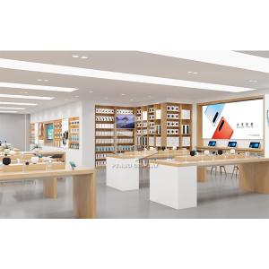 Quality OEM MDF Mobile Phone Display Shelf Cellphone Accessories Shop Design wholesale