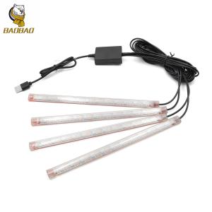 Quality 12 LED RGB Colorful Car Interior Bike Decoration Light Strip APP Remote wholesale