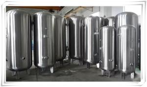 Quality Stainless Steel Air Compressor Receiver Tank 60 Gallon / 80 Gallon / 100 Gallon wholesale