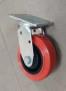 Quality OEM Dumpster Casters Heavy Duty Plate Casters Without Brake wholesale