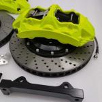 HT250 6 Pot Brake Kit Fluorescent Green Caliper 355*32mm Drilled Disc